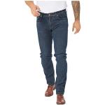 Jeans Büse bleus à carreaux en coton à motif USA Taille XXL pour homme 