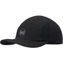 Buff 5 Panels Cap R-Solid Black one size