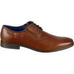 Chaussures casual Bugatti marron en cuir Pointure 41 look business pour homme 