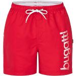 Shorts de bain Bugatti rouges à logo en polyester Taille 5 XL look sportif pour homme 