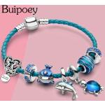 Bijoux bleus à perles à motif tortues pour enfant en promo 