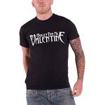 Bullet For My Valentine Classic Logo Officiel Homme Nouveau Noir T Shirt Size L