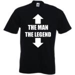 Bullshirt T-Shirt l'homme La Légende (L, Noir)
