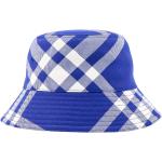 Chapeaux cloches de créateur Burberry bleus à carreaux Taille L look fashion pour homme 