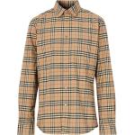 Chemises de créateur Burberry à carreaux à carreaux à manches longues classiques pour homme 