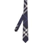Cravates de créateur Burberry bleues à carreaux à motif papillons Tailles uniques pour homme 