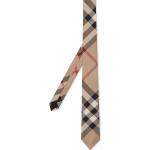 Cravates en soie de créateur Burberry à carreaux à motif papillons Tailles uniques pour homme 