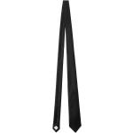 Cravates en soie de créateur Burberry noires à motif papillons Tailles uniques pour homme 
