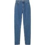 Jeans taille haute de créateur Burberry bleu ciel W24 L29 pour femme 