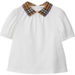 Robes à manches courtes Burberry blanches de créateur Taille 10 ans look vintage pour fille de la boutique en ligne Miinto.fr avec livraison gratuite 