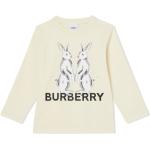 T-shirts à imprimés de créateur Burberry blanc d'ivoire à imprimé animal à motif animaux enfant 