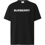 T-shirts à imprimés de créateur Burberry noirs en jersey à manches courtes pour femme 