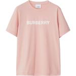 T-shirts à imprimés de créateur Burberry rose bonbon en jersey à manches courtes pour femme 