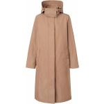 Manteaux de créateur Burberry camel à capuche à capuche mi-longs à manches longues à col montant Taille XS look vintage pour femme 