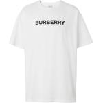 T-shirts à imprimés de créateur Burberry blancs bio à manches courtes à col rond pour homme 