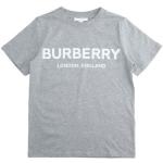 T-shirts à col rond Burberry gris en coton de créateur Taille 10 ans pour fille de la boutique en ligne Yoox.com avec livraison gratuite 