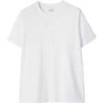 T-shirts de créateur Burberry blancs en jersey à manches courtes pour femme 
