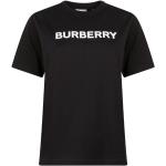 T-shirts col rond de créateur Burberry noirs en coton à manches courtes à col rond Taille XS look casual pour femme 