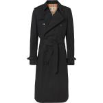 Manteaux de créateur Burberry noirs à carreaux en viscose à manches longues Taille XL pour homme 