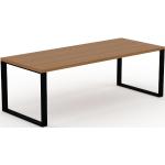 Bureau - Chêne, design contemporain, table de travail, fonctionnelle - 220 x 75 x 90 cm, modulable