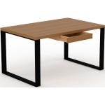 Bureau - Chêne, moderne, table de travail, avec tiroir Chêne - 140 x 75 x 90 cm, modulable