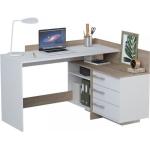 Bureaux d'angle marron finition mate made in France 