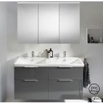 Burgbad Eqio Ensemble de meuble de salle de bains 5, vasque double avec meuble sous-vasque et armoire de toilette, SFAQ123LF2010C0001G0146,