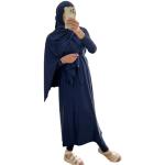 Hijabs bleu canard à motif canards look fashion pour femme 