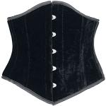 Burleska Serre-Taille Sexy Waspie Femme Ceinture Corset noir S 100% Polyester
