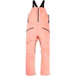 Pantalons de ski Burton roses en gore tex imperméables stretch Taille M pour homme 