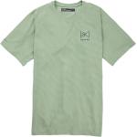 T-shirts techniques Burton verts respirants à manches courtes Taille S pour homme 