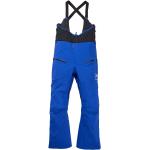 Pantalons de ski Burton bleus en gore tex imperméables respirants Taille XXL pour homme 