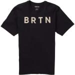T-shirts Burton noirs en coton à manches courtes à manches courtes Taille S pour homme 