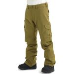 Pantalons de snowboard Burton verts imperméables Taille S pour homme 