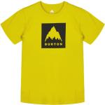 T-shirts à manches courtes Burton jaunes enfant bio éco-responsable 