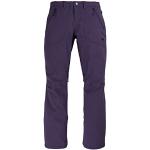 Pantalons de randonnée Burton violets Halo imperméables respirants Taille L look fashion pour femme 