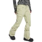 Pantalons de snowboard Burton beiges en gore tex imperméables stretch Taille M pour femme 