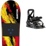 Fixations snowboard & packs snowboard Burton rouges 120 cm en solde 