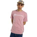 T-shirts à imprimés Burton roses bio éco-responsable à manches courtes Taille S pour homme 