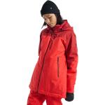 Vestes d'hiver Burton rouges en fausse fourrure éco-responsable Taille S look streetwear pour femme 