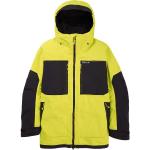 Vestes de ski Burton jaunes imperméables respirantes Taille XL rétro pour homme 