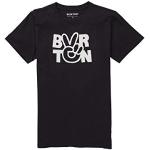 T-shirts à manches courtes Burton noirs en coton enfant look fashion 