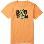 T-shirts à manches courtes Burton orange enfant bio classiques 
