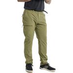 Pantalons cargo Burton verts avec ceinture Taille L pour homme 