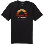 T-shirts Burton noirs à manches courtes Taille M classiques pour homme en promo 