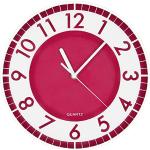 Horloges design rouges en verre modernes 
