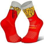 Chaussettes BV Sport rouges à motif frites de running Pointure 46 look fashion pour homme 