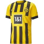 BVB Season 2022/23 Official Home T-Shirt Men's, Cyber Yellow, XXL