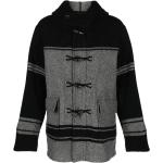 Manteaux en laine C.P. Company noirs à rayures à manches longues Taille XL pour homme en promo 