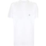 T-shirts à imprimés C.P. Company blancs à manches courtes à col rond pour homme 